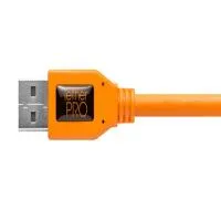 Tether Tool TetherPro USB 3.0 to USB-C Right Angle Adapter 20in Orange 6