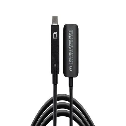 Tether Boost Pro USB-C Core Controller Extension Black 16ft