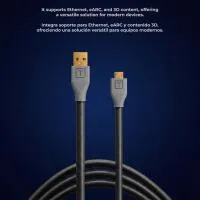 Tether Tools TetherPro HDMI Mini to HDMI 2.0 10ft (3m) Black 6