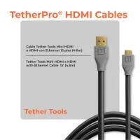 Tether Tools TetherPro HDMI Mini to HDMI 2.0 15ft (4.6m) Black 1