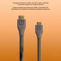 Tether Tools TetherPro HDMI Mini to HDMI 2.0 1ft (0.3m) Black 6