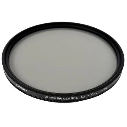 Tiffen 82mm Glimmerglass 1/2 CPL Filter