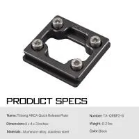 Tilta ARCA Quick Release Plate - Black 4