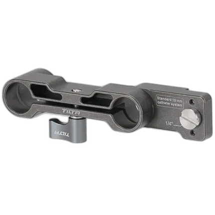 Tilta 15mm Rod Holder For Blackmagic Pocket 6K Pro/G2 - Tactical Gray