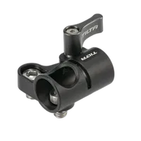 Tilta 15mm Rod Holder to Dual 1/4-20 Adapter - Black 1