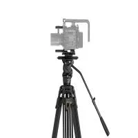 Tilta Cine Fluid Head  and  One Touch Carbon Fiber Tripod Legs 26.5lb Space Gray 4