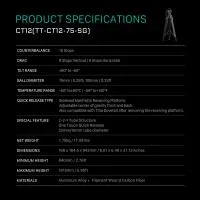Tilta Cine Fluid Head  and  One Touch Carbon Fiber Tripod Legs 26.5lb Space Gray 5