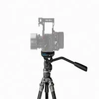 Tilta Cine Fluid Head  and  3-Stage Carbon Fiber Tripod Legs 17.6lbs Snow Camo 3