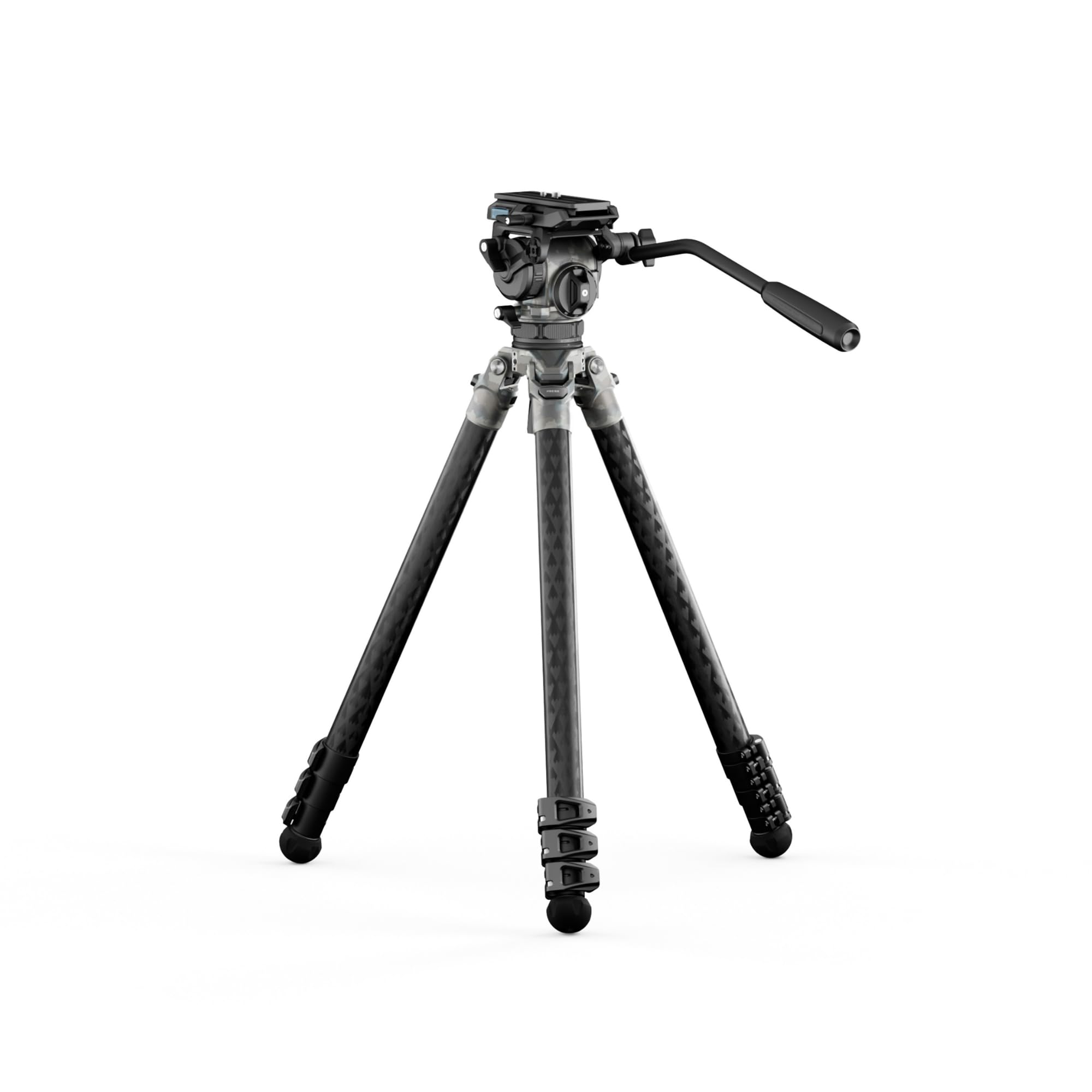 Tilta Cine Fluid Head and 3-Stage Carbon Fiber Tripod Legs