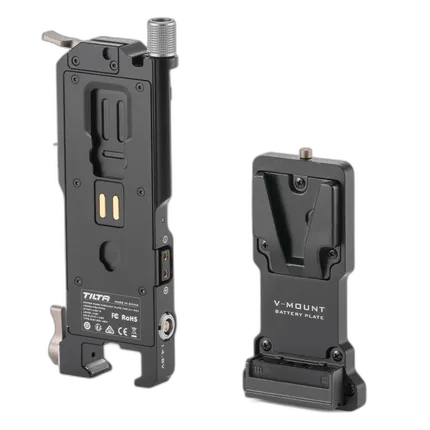 Tilta Power Pass-through Plate for DJI RS 4 With V-Mount Battery Plate