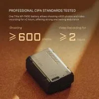 Tilta 980mAh NP-FW50 Battery with USB-C Input - Green 3