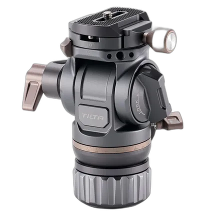 Tilta Travel Video Fluid Head with Flat Base Space Gray - 5KG