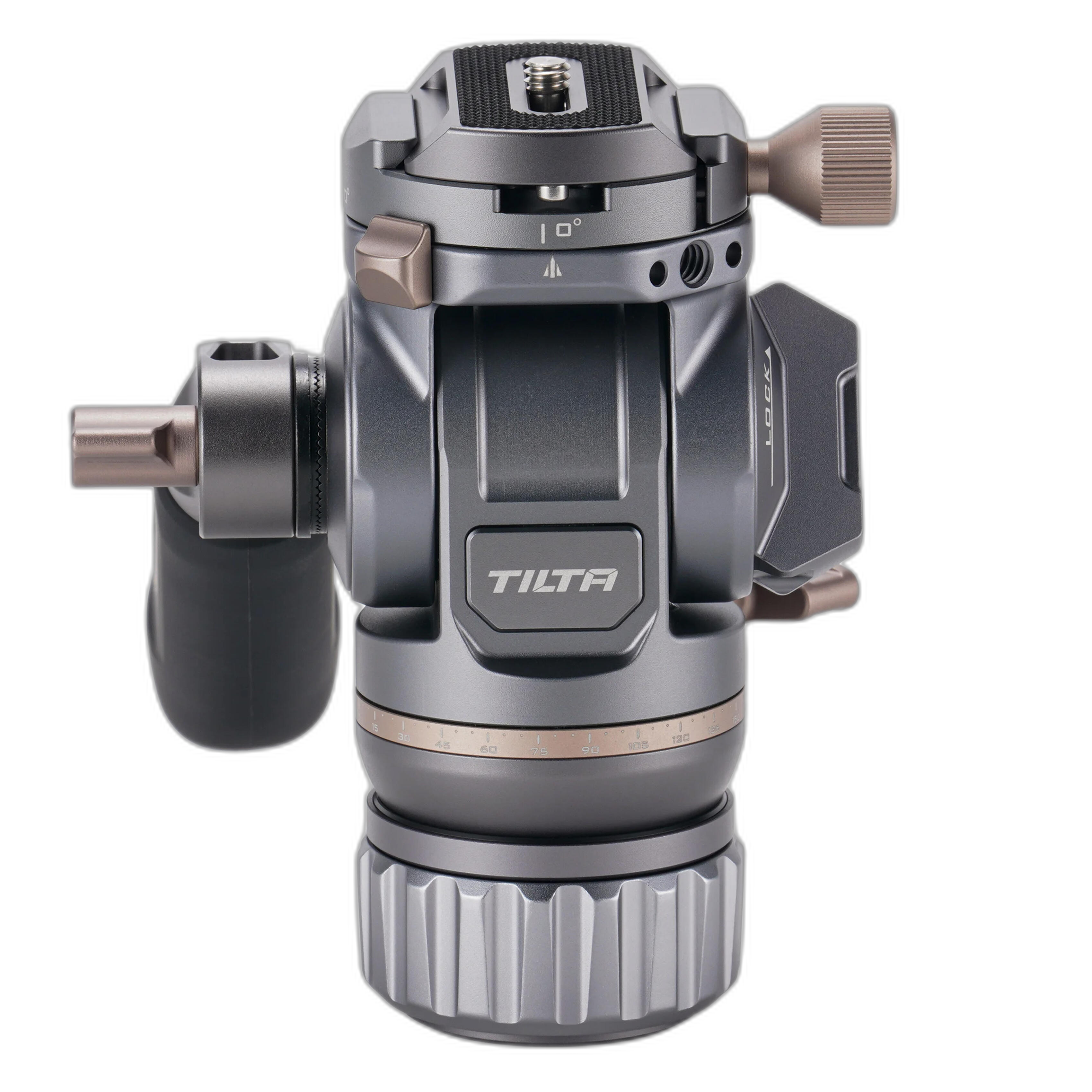 Tilta Travel Video Fluid Head with Flat Base Space Gray - 5KG