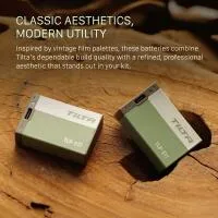 Tilta LP-E17 Battery with USB-C Input - Forest Green 1