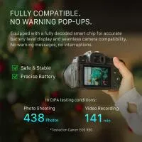 Tilta LP-E17 Battery with USB-C Input - Forest Green 6