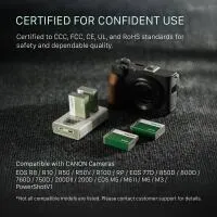 Tilta LP-E17 Battery with USB-C Input - Forest Green 7