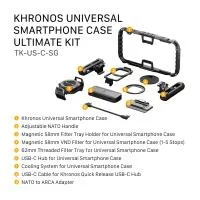 Tilta Khronos Universal Smartphone Case Ultimate Kit - Space Gray 8