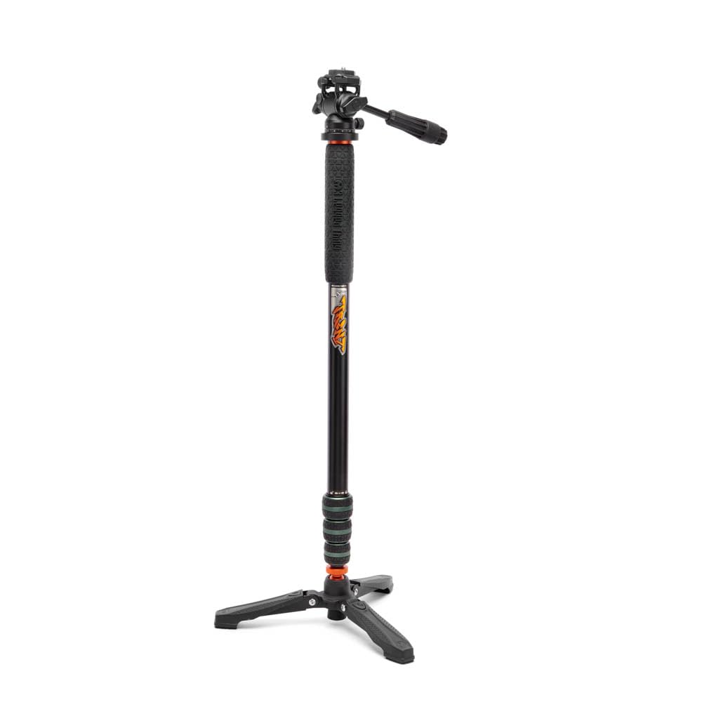 3 Legged Thing Trent 2.0 Magnesium Monopod Super Kit with Video Head and Doc
