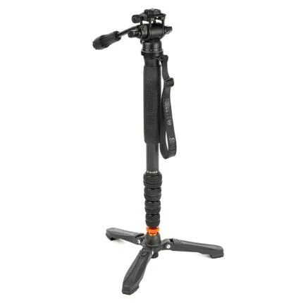 3 Legged Thing Taylor 2.0 Magnesium Monopod Super Kit with Video Head and Do