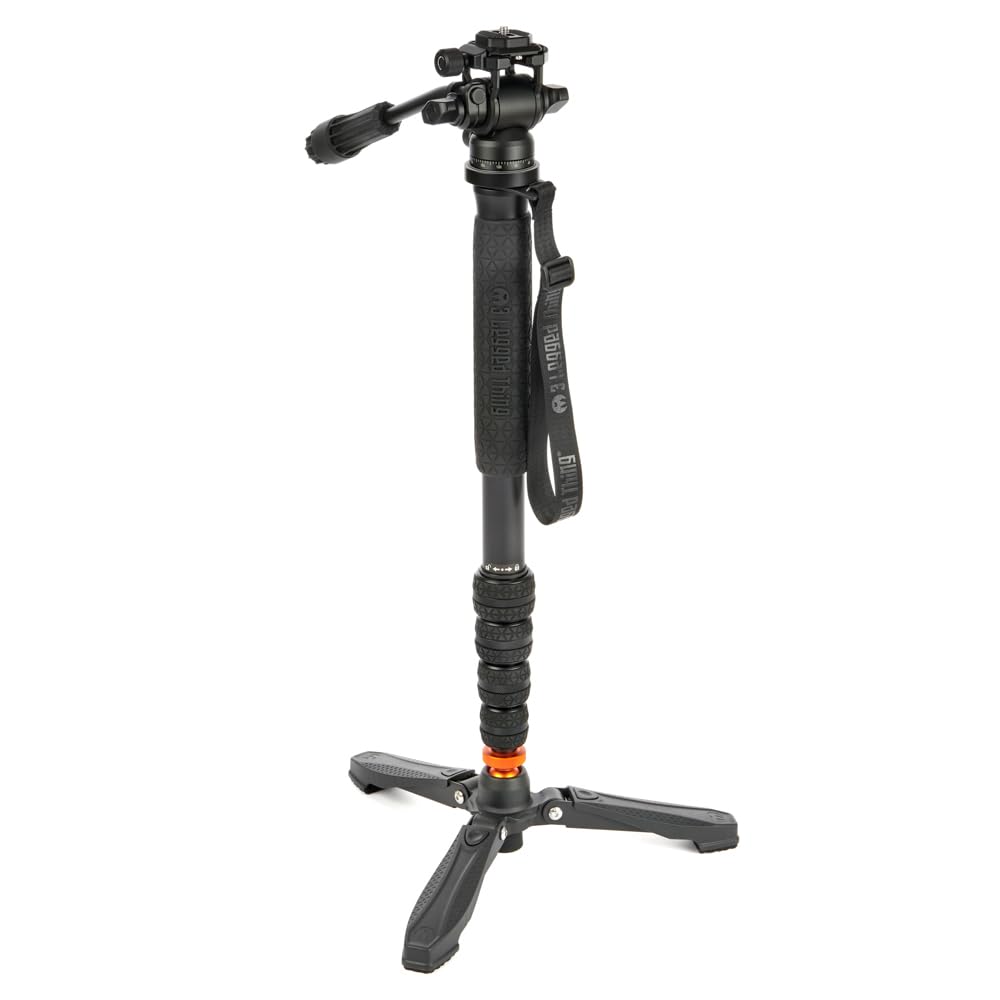 3 Legged Thing Taylor 2.0 Magnesium Monopod Super Kit with Video Head