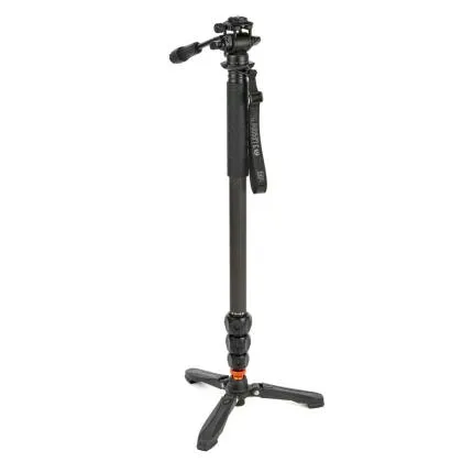 3 Legged Thing Lance Carbon Fiber Monopod Super Kit with Video Head and DocZ