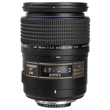 Tamron SP AF 90mm f/2.8 Di Macro Lens for Nikon - Black