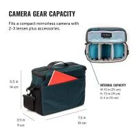 Tenba Tools BYOB 10 Camera Bag Insert Blue with Handle 1