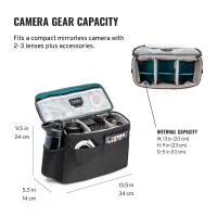 Tenba Tools BYOB 13 Camera Bag Insert Blue with Handle 1