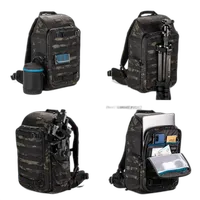 Tenba Axis V2 24L MultiCam Backpack Black (2 DLSR CameraS, 6-8 Lens, 17in La 6