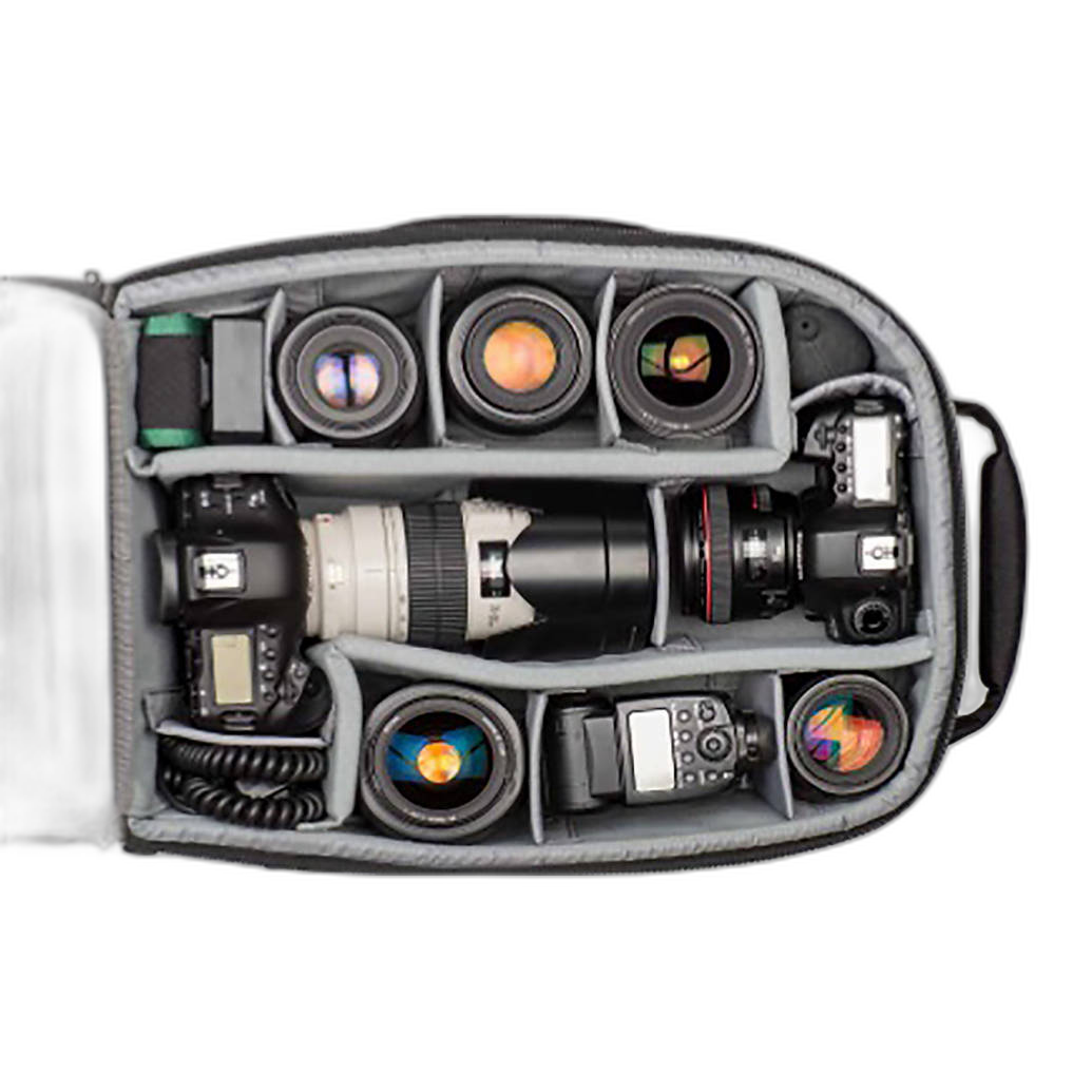 Think Tank rolling camera bag interior