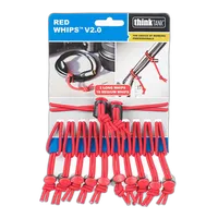 Think Tank Red Whips V2.0 12pk HD Elastic Cable Straps (10 Short + 2 Long) 1