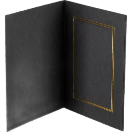 Tap T-50 Black and Gold Folder 4x6 (25-Pack)