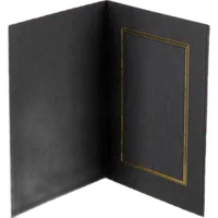 Tap T-50 Black and Gold Folder 4x6 (25-Pack) 0