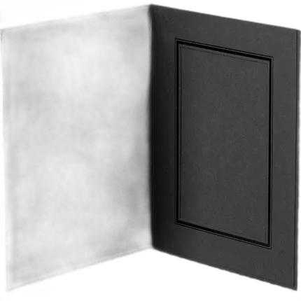 Tap T-50 Black and Black Folder 4x6 (25-Pack)