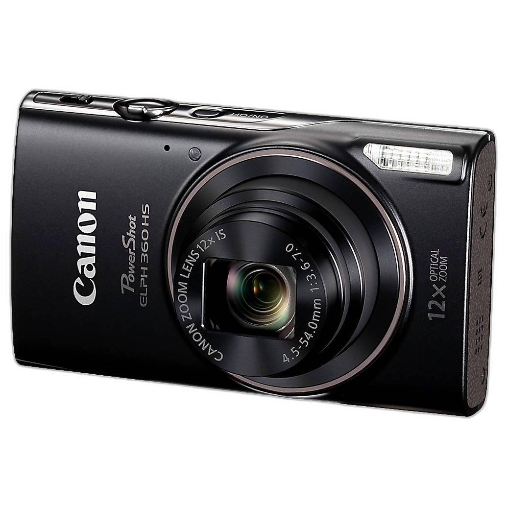 Canon PowerShot ELPH 360 HS digital camera black