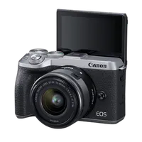 Used Canon M6 Mark II with 15-45mm Lens  and  Viewfinder - Excellent 6