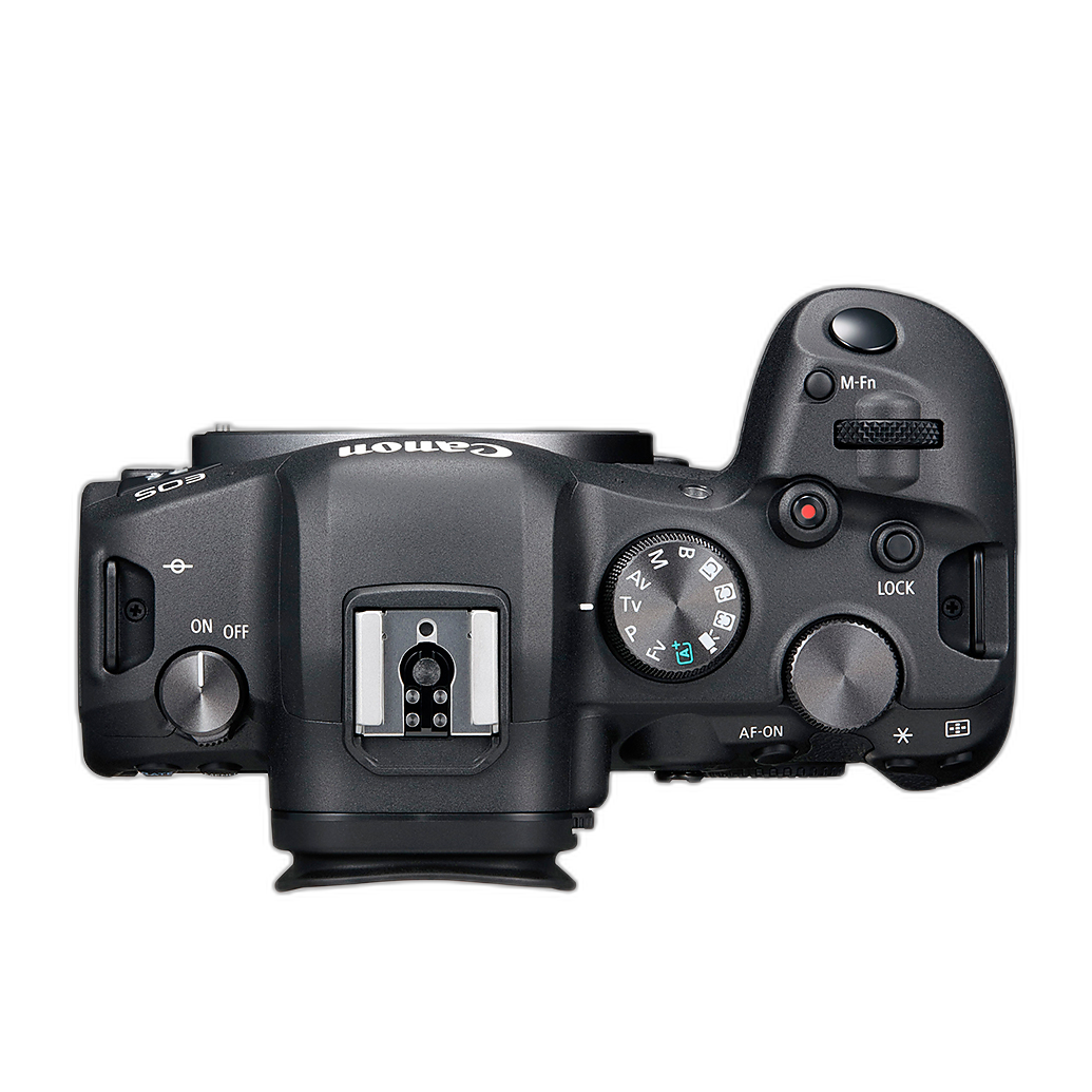 Used Canon EOS R6 angled view