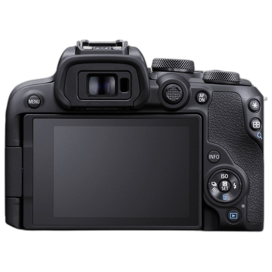 Canon EOS R10 with 18-45mm lens used beginner camera value option