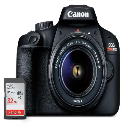 Used Canon EOS Rebel T100 DSLR Camera with 18-55mm Lens - Excellent