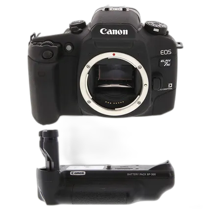 Used Canon Elan 7NE Body w/ BP-300 - Excellent