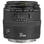Used Canon EF 50mm f/2.5 Compact Macro Autofocus Lens - Excellent