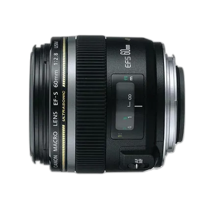 Used Canon EF-S 60mm f/2.8 USM Macro Autofocus Lens - Excellent