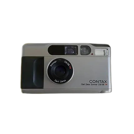 Used Contax T2 35MM Point and Shoot (Silver) - Excellent Condition