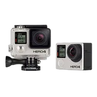Used GoPro Hero 4 Black w/ 4 Batteries, Dual Charger - Excellent 0