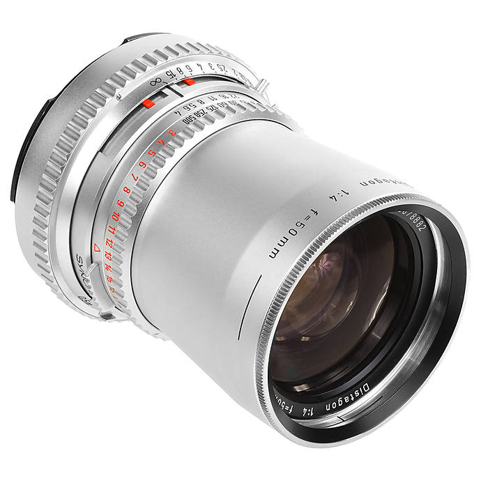 Hasselblad 50mm f/4 CF T* - top view
