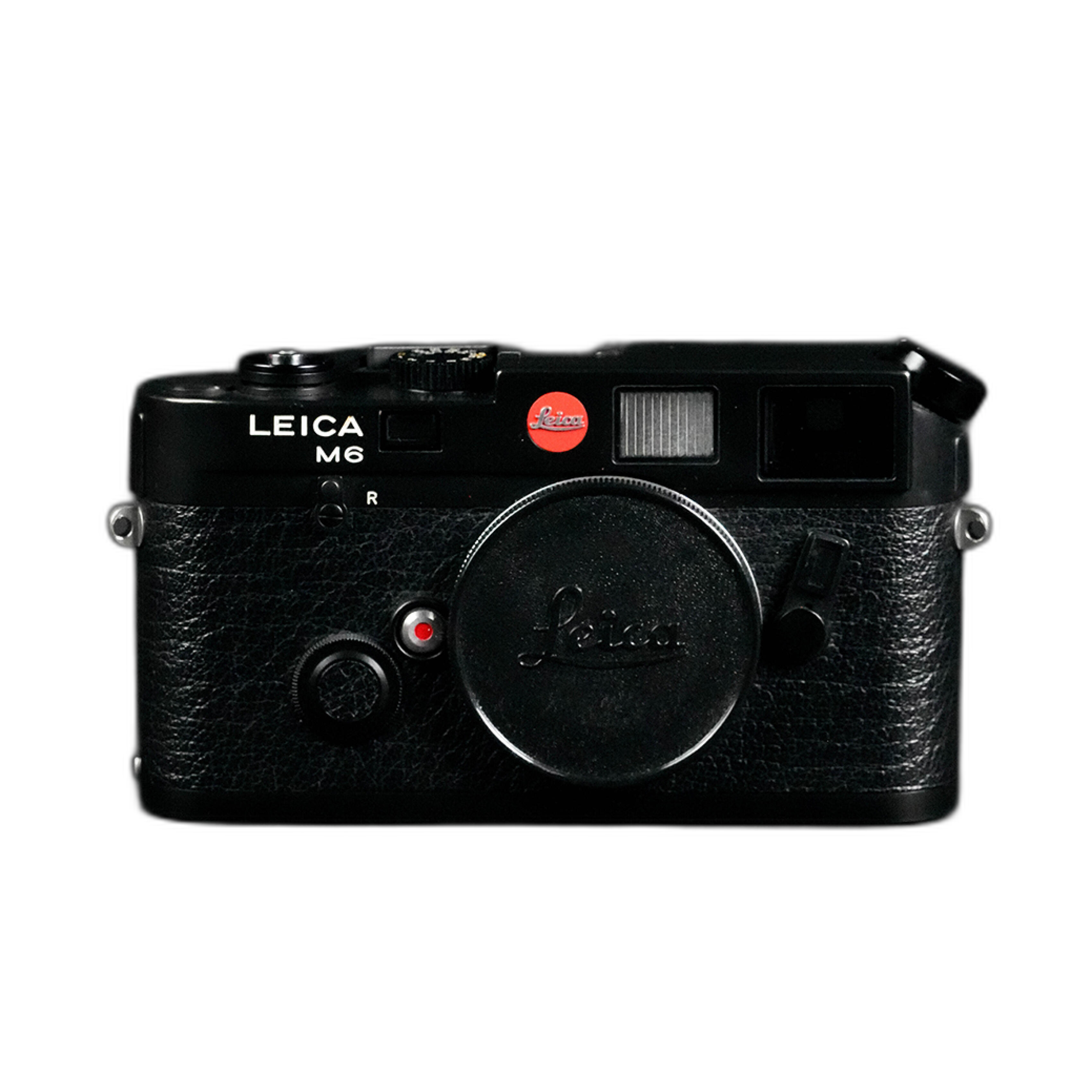 Used Leica M6 0.72 Classic black film camera for metering exposure with classic film cameras