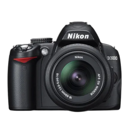 Used Nikon D3000 W/ 18-55mm VR Lens - Excellent