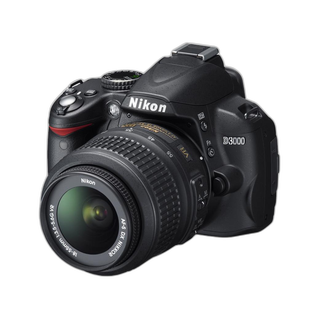 Used Nikon D3000 W/ 18-55mm VR Lens - Excellent