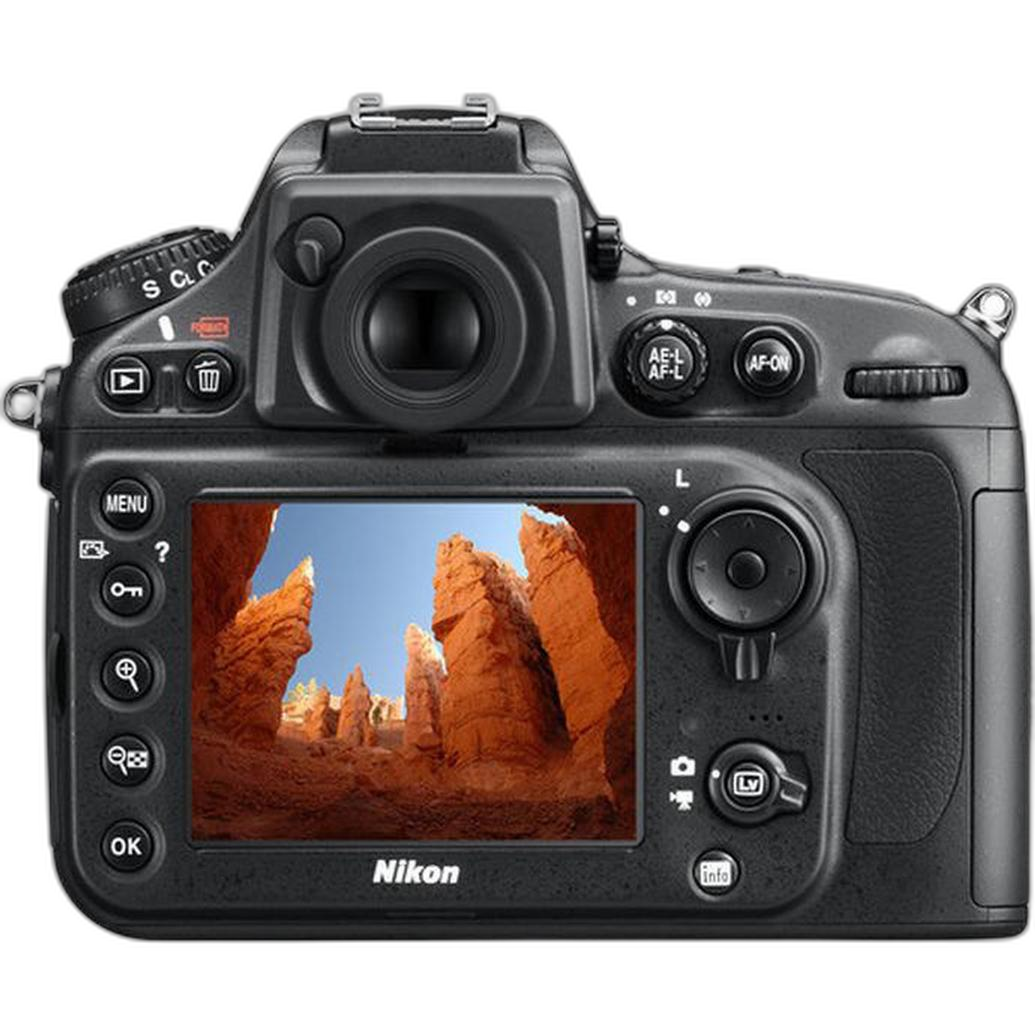 Used Nikon D800 Body Only - Excellent rear view