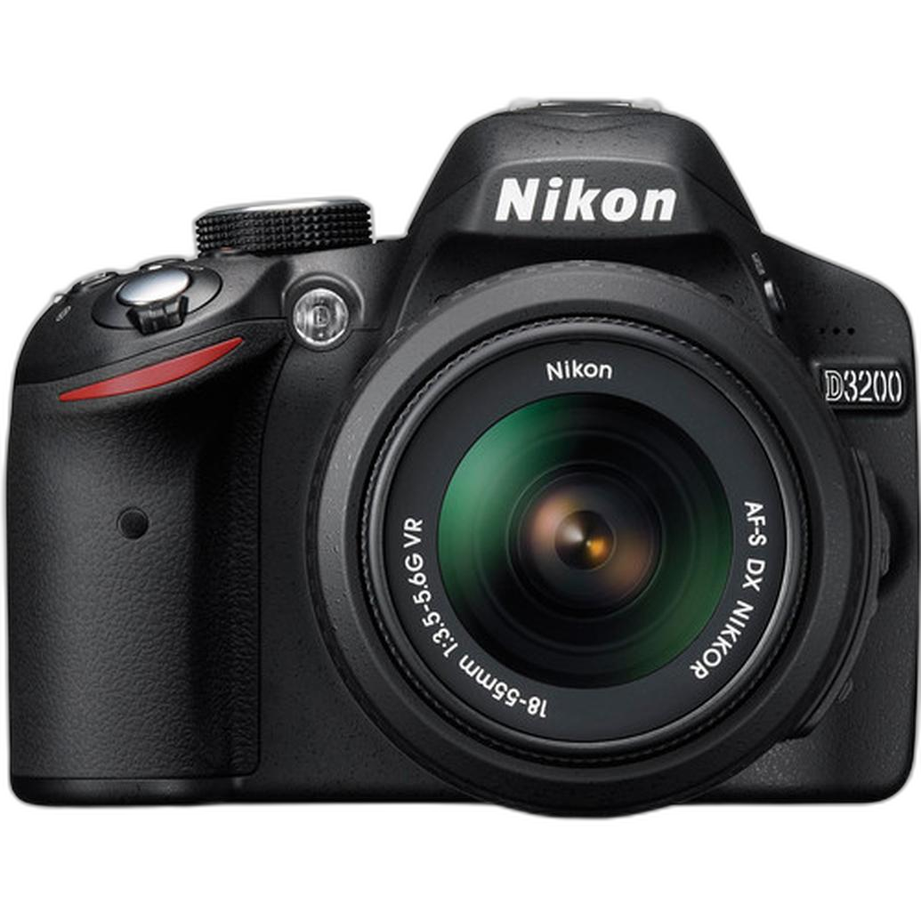 Nikon D3200 used DSLR with kit lens for beginner landscape photography